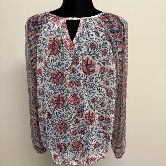 Chiffon Lucky Brand Blouse - Picture 2 of 3